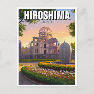 Hiroshima Japan Friedensdom Reisen Postkarte
