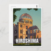 Hiroshima Japan Peace Dome Travel Postkarte (Vorne/Hinten)