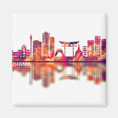 Hiroshima Japan Skyline Magnet (Vorne)