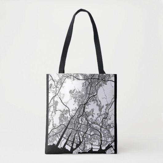 Hiroshima Japan Stadtplan Tasche (Vorderseite)
