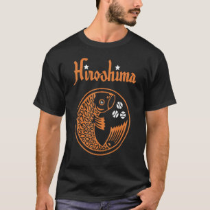 Hiroshima Japan White Koi Fisch Japanisch Nishikig T-Shirt