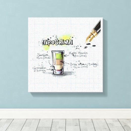 Hiroshima Leinwanddruck (Insitu (Holzboden))