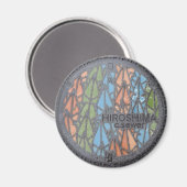 Hiroshima Manhole Cover Magnet (Vorderseite/Rückseite)