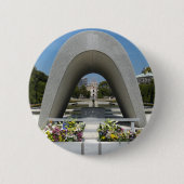 Hiroshima Memorial Cenotaph Button (Vorderseite)