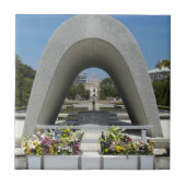 Hiroshima Memorial Cenotaph Fliese (Vorderseite)