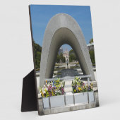 Hiroshima Memorial Cenotaph Fotoplatte (Seite)