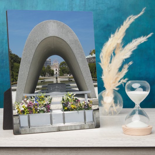 Hiroshima Memorial Cenotaph Fotoplatte (Seite)