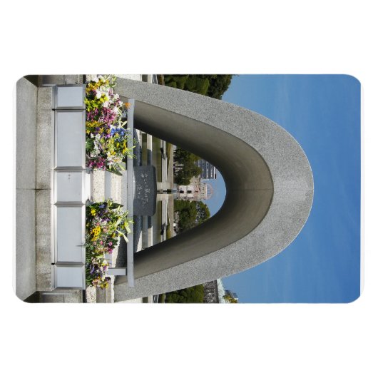 Hiroshima Memorial Cenotaph Magnet (Horizontal)