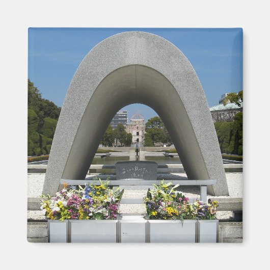 Hiroshima Memorial Cenotaph Magnet (Vorne)