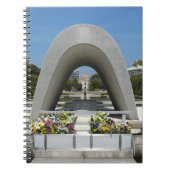 Hiroshima Memorial Cenotaph Notizblock (Vorderseite)
