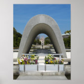 Hiroshima Memorial Cenotaph Poster (Vorne)