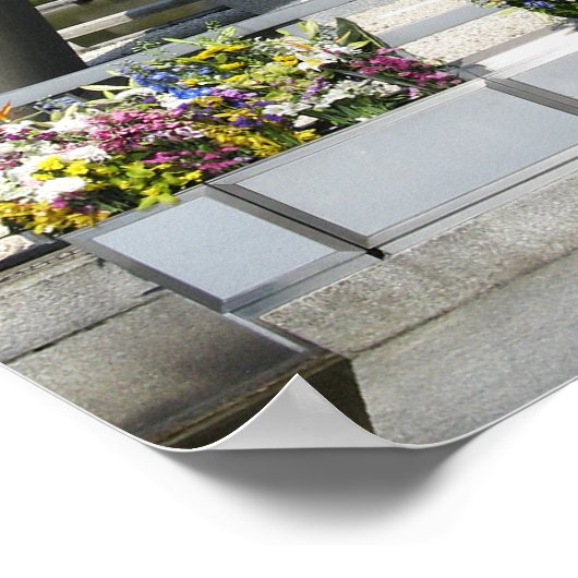 Hiroshima Memorial Cenotaph Poster (Ecke)