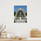 Hiroshima Memorial Cenotaph Poster (Küche)