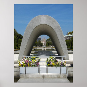 Hiroshima Memorial Cenotaph Poster