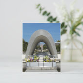 Hiroshima Memorial Cenotaph Postkarte (Stehend Vorderseite)