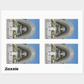 Hiroshima Memorial Cenotaph Rechteckiger Aufkleber (Blatt)