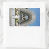 Hiroshima Memorial Cenotaph Rechteckiger Aufkleber (Tasche)