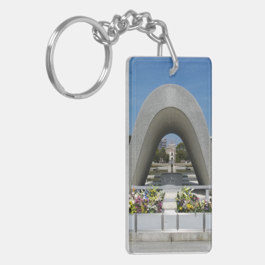 Hiroshima Memorial Cenotaph Schlüsselanhänger (Vorderseite links)
