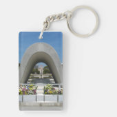 Hiroshima Memorial Cenotaph Schlüsselanhänger (Rückseite)