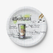 Hiroshima Pappteller (Vorderseite)