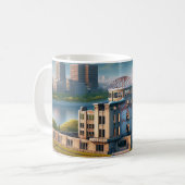 Hiroshima Peace Memorial Park Japan Travel Kaffeetasse (Vorderseite Links)