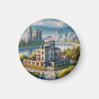 Hiroshima Peace Memorial Park Japan Travel Magnet