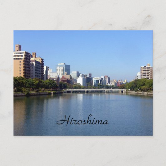 Hiroshima Postkarte (Vorderseite)