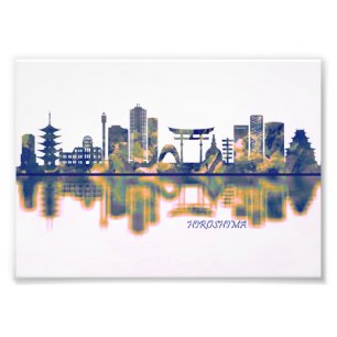 Hiroshima Skyline Fotodruck