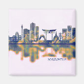 Hiroshima Skyline Magnet (Vorne)