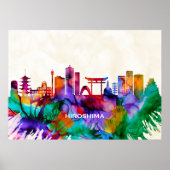 Hiroshima Skyline Poster (Vorne)