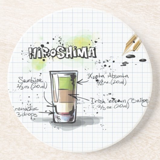 Hiroshima Untersetzer (Vorne)