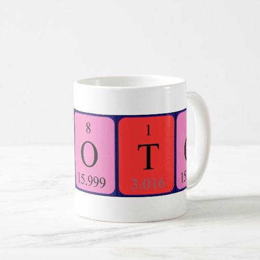 Hiroto Periodenname Tasse (VorderseiteRechts)