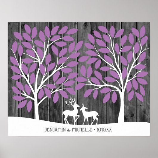 Hirsch - 100 Signature Guest Book Alternative Poster (Vorne)