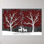 Hirsch - 200 Signature Guest Book Alternative Poster (Vorne)