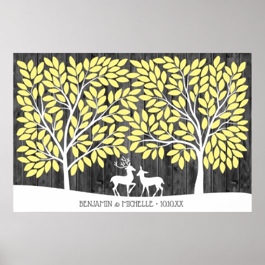 Hirsch - 250 Signature Guest Book Alternative Poster (Vorne)