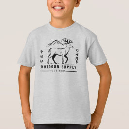 Hirsch Abenteuer Outdoorbedarf T-Shirt