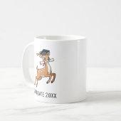 Hirsch-Abschluss-Personalized Kaffeetasse (Vorderseite Links)