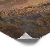 Hirsch am Highway Pond Poster (Ecke)