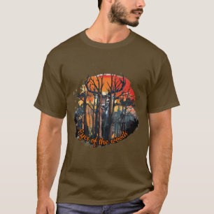 Hirsch: Augen des Waldes. T-Shirt