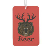 Hirsch + Bär = Bier Autolufterfrischer (Rückseite)