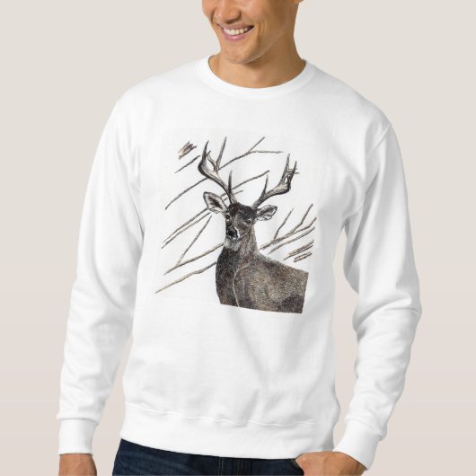 Hirsch Basic Sweatshirt (Vorderseite)