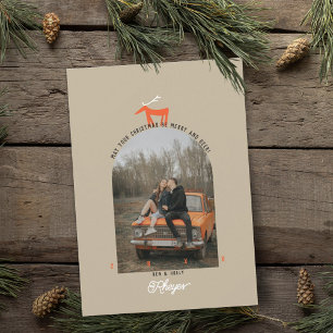 Hirsch & Bogen Foto Weihnachtskarte Einladung