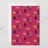 Hirsch & Bogen Foto Weihnachtskarte Einladung (Rückseite)