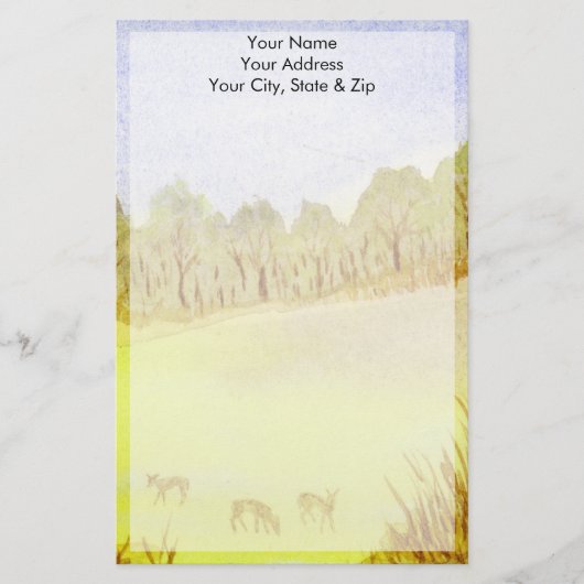 Hirsch Briefpapier (Vorderseite)