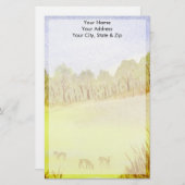 Hirsch Briefpapier (Vorne/Hinten)