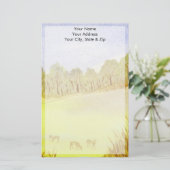 Hirsch Briefpapier (Stehend Vorderseite)