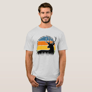 Hirsch Buck Die Erde hat Musik für diejenigen, die T-Shirt