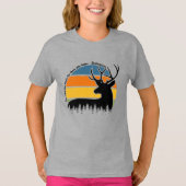 Hirsch Buck Die Erde hat Musik für diejenigen, die T-Shirt (Vorderseite)