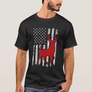 Hirsch Crossbow Hunter Whitetail Jagd Bogenschieße T-Shirt
