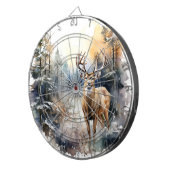 Hirsch Dartboard Dartscheibe (Vorderseite rechts)